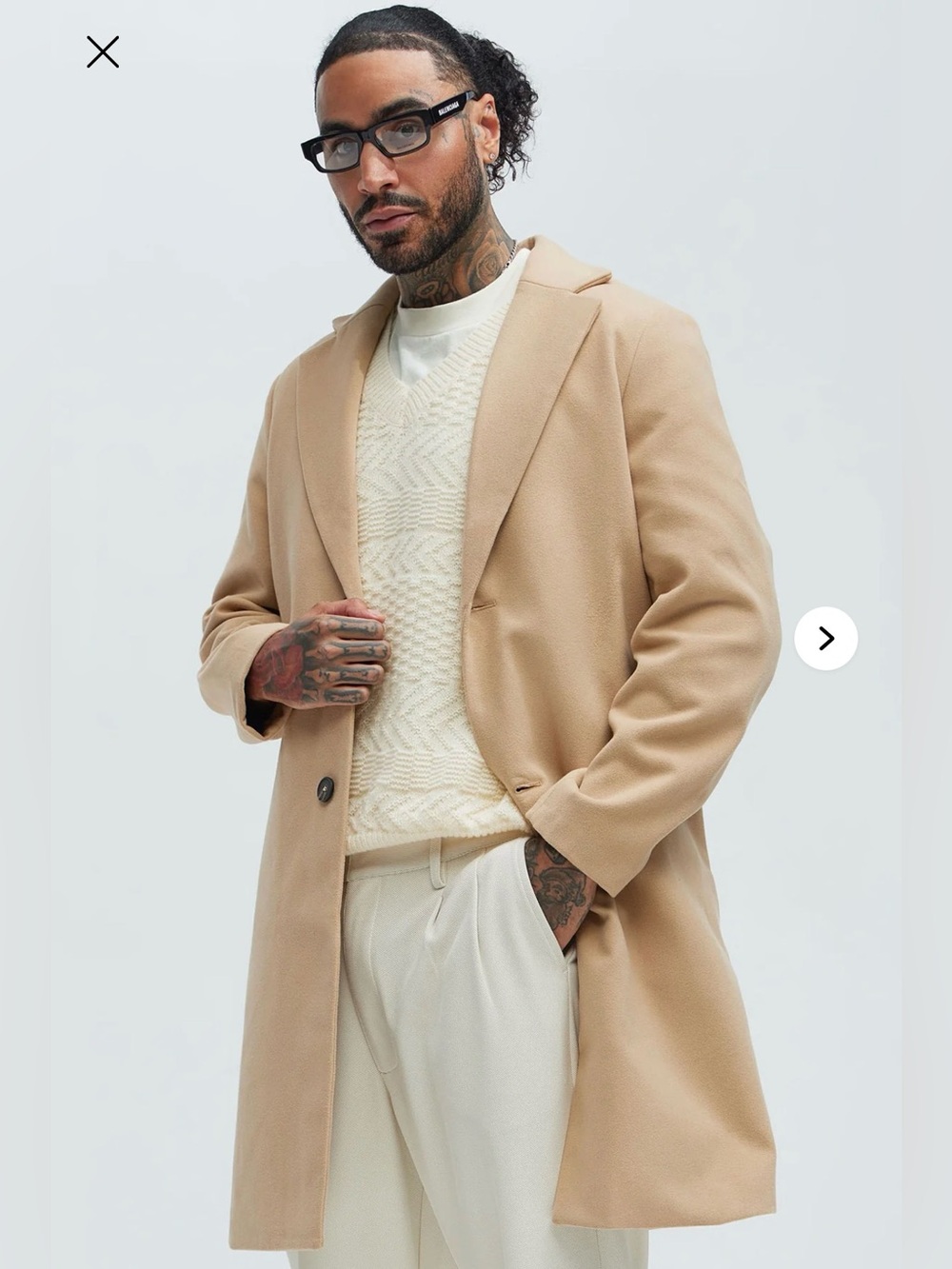Nova Men Chadwick Car Coat in Camel